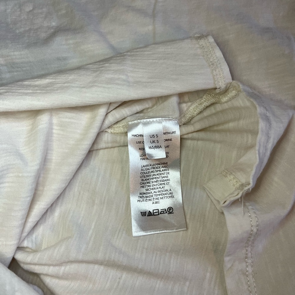 EUC Anthropologie PILCRO RUFFLED V-NECK TEE - Picture 5 of 5